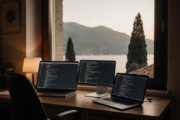 Fare software serio da un paese sul lago, in provincia di Verona