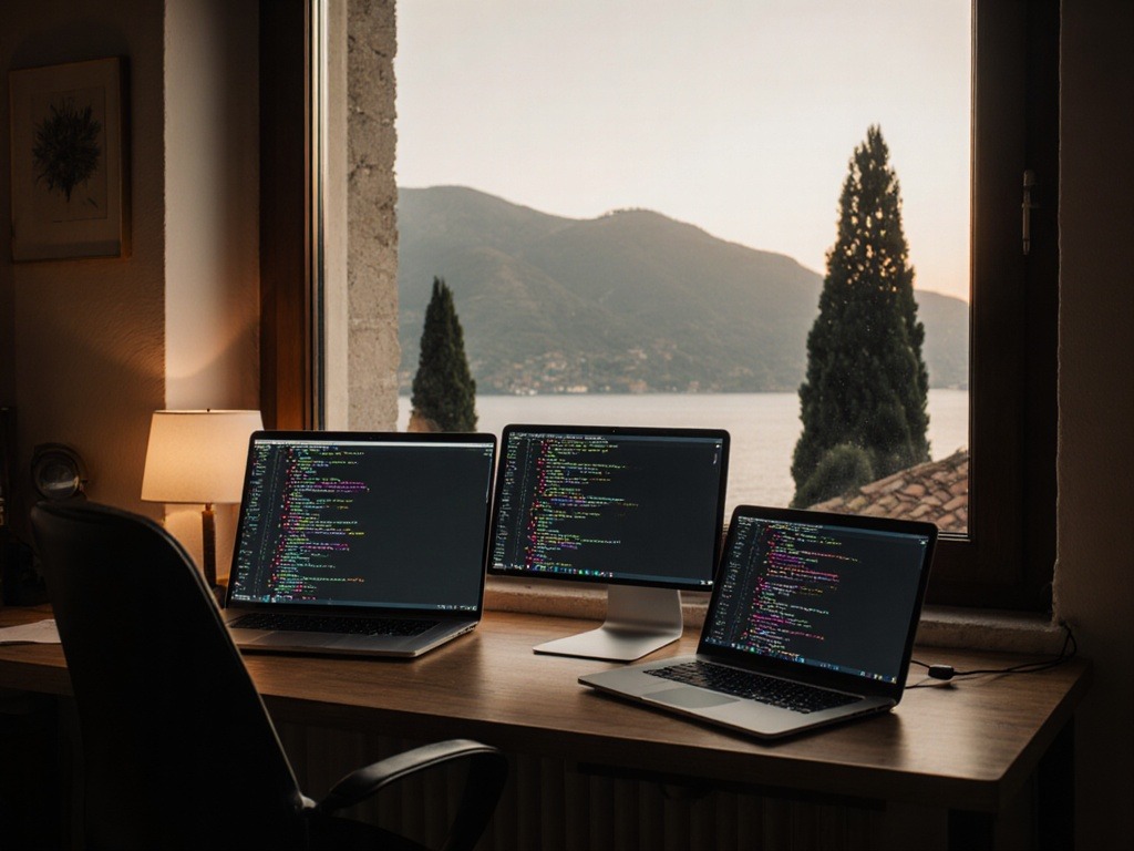 Fare software serio da un paese sul lago, in provincia di Verona
